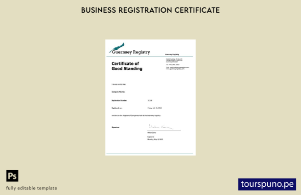 listo para imprimir Plantilla de plantilla de Word y PDF del certificado de buen